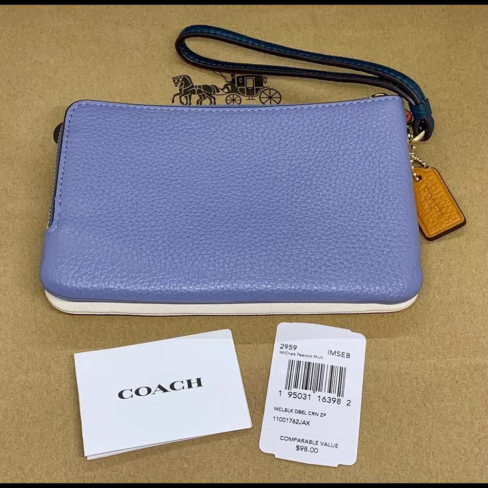 Coach Colorblock Wristlet - Picture 2 of 4